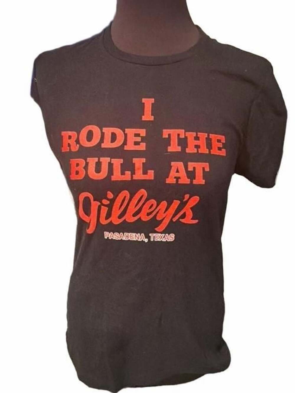 Gildan I Rode The Bull At Gilley'S Size L Black T-Shirt